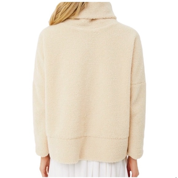 Tuckernuck Sherpa Teddy Turtleneck Sweater - Picture 2 of 7